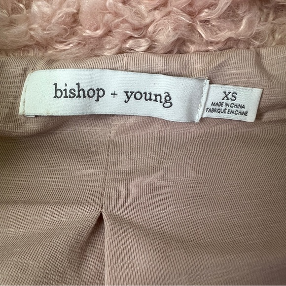 Bishop and Young Pink Fuzzy Oversized Collar Jacket - Picture 10 of 10
